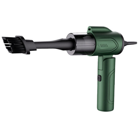 Aspirateur voiture sans fil 3 en 1 à main souffleur pompe gonflable pliable à 90° multifonction pour maison, bureau et intérieur voiture (1/5)