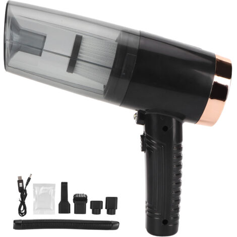 Aspirateur voiture 120W 3 en 1 portable recharge USB collecteur de poussière 4500Pa avec lumière noir (1/5)