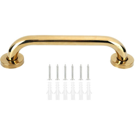 Barre d'appui de salle de bain 30 cm – Sécurité douche et baignoire – Poignée de soutien – Porte-serviettes – Pour personnes âgées (1/5)