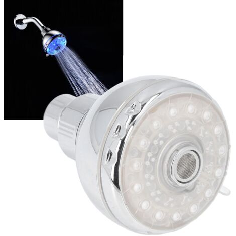 Tête de douche G1/2 avec contrôle température et LED 3 couleurs pour salle de bain (1/5)
