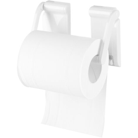 Porte-rouleau de papier et essuie-tout réglable, magnétique, en plastique (cuisine et salle de bain) (1/5)