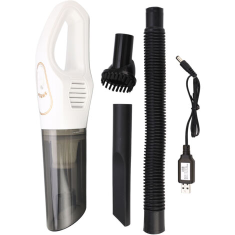 Aspirateur à main 120W 10000Pa rechargeable USB sans fil portable pour voiture, escaliers, tapis et cuisine (1/5)