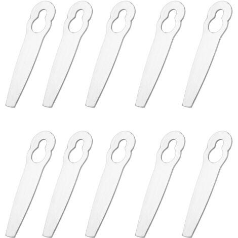 10 lames de rechange en acier inoxydable pour tondeuse, coupe-herbe, accessoires jardin (1/5)