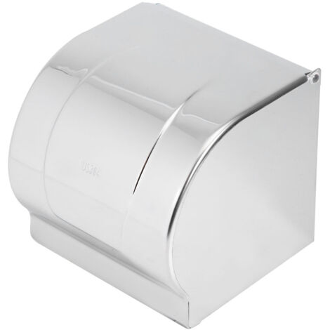 Boîtier de rangement étanche pour papier toilette, en acier inoxydable (accessoire de salle de bain) (1/5)