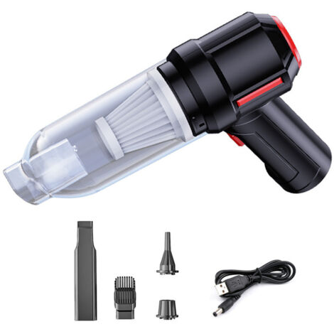 Aspirateur voiture 9000Pa haute puissance faible bruit sans fil portable à main pour maison noir (1/5)