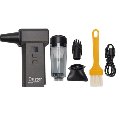 Souffleur d’air et aspirateur 130000RPM moteur sans balais rechargeable électrique pour maison, voiture et usage industriel (1/5)