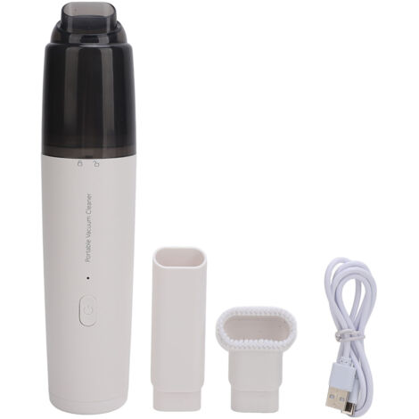 Aspirateur voiture 2 vitesses d’aspiration filtration efficace haute puissance à main blanc (1/5)