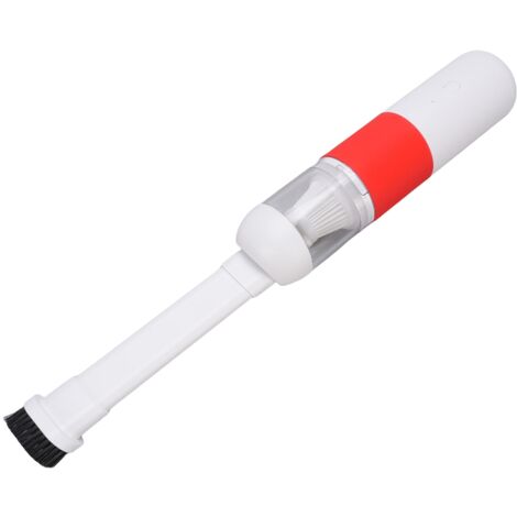 Aspirateur à main sans fil portable mini pour voiture 4000Pa aspiration puissante rechargeable pour voiture et maison blanc rouge (1/5)