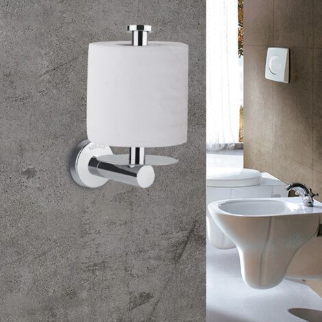 Distributeur de papier toilette mural en acier inoxydable (1/4)