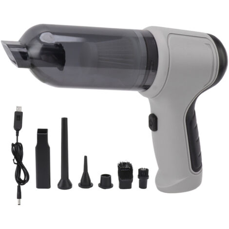 Aspirateur à main sans fil aspiration puissante portable pour maison, voiture et bureau gris