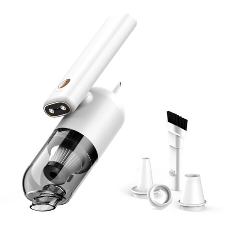 Aspirateur voiture 50W haute puissance à main avec LED embouts multiples pliable à 180°portable rechargeable sans fil pour voyage,camping-car (1/4)