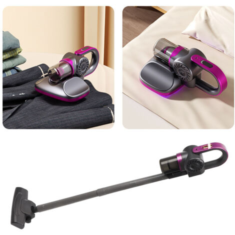 Aspirateur à matelas sans fil avec éclairage UV aspiration 11KPa battement puissant recharge USB aspirateur pour lit (1/5)