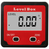 XVX Inclinomètre numérique 2 boutons Mini inclinomètre numérique rouge