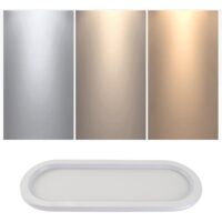 Plafonnier LED linéaire moderne dimmable avec télécommande pour cuisine et chambre