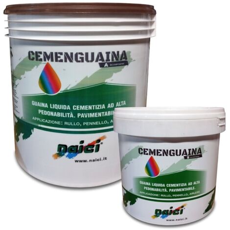 Naici CEMENGUAINA liquida impermeabilizzante a+b 20KG grigio scuro