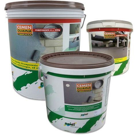 GUAINA LIQUIDA IMPERMEABILIZZANTE CEMENGUAINA PEDONABILE BICOMPONENTE 26078V KG 20 (23359)