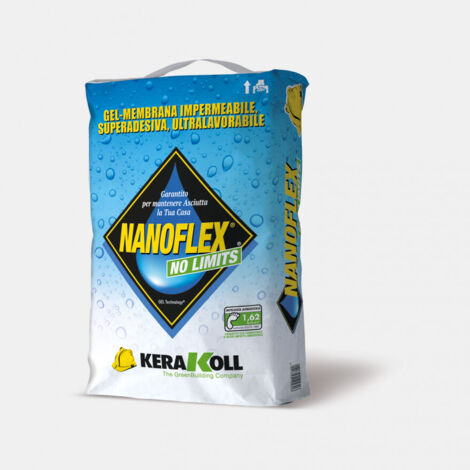 Membrana impermeabilizzante nanoflex no limits kerakoll 20 kg conf. da 20 kg