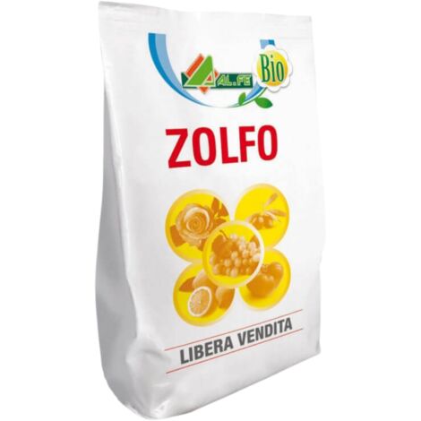 Zolfo 92% in Polvere Bagnabile Fungicida Biologico Antiodico 1 kg