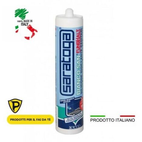 Saratoga SILICONE BIANCOSAN BIANCO 310ML ANTIMUFFA