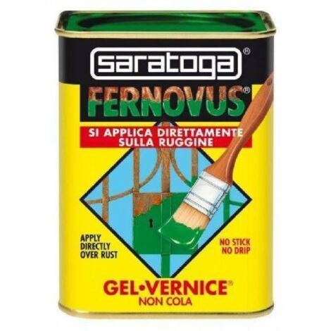 Saratoga Vernice Antiruggine in Gel Fernovus Brillante 750ml Azzurro
