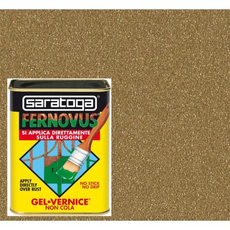 Vernice Gel antiruggine Fernovus 750ml Micaceo oro antico Saratoga