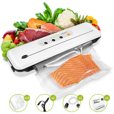 Aigostar Macchina Sottovuoto Doreen 110W con Taglierino e Tubo 10 Sacchetti