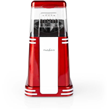 Macchina Popcorn - 1200 W - 2-4 min - Bianco/Rosso