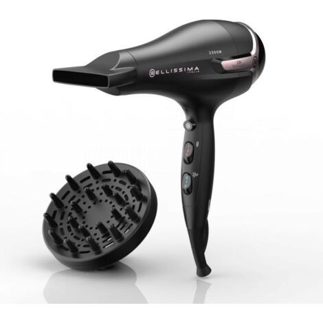 Asciugacapelli - Bellissima - Ionico S9 2300W - Per Capelli Lisci e Mossi - 2 Velocità 3 Temperature - Concentratore Diffuso
