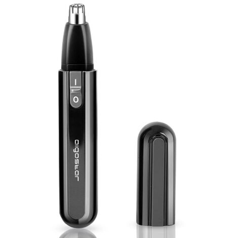 Aigostar GroomCare Rifinitore Peli Naso e Orecchie Lame Acciaio Inox 8000 Giri/min