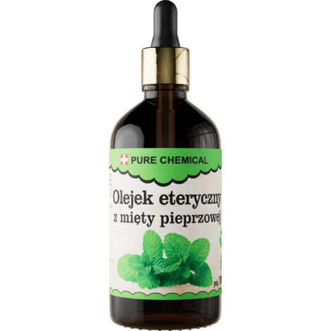 Huile essentielle de menthe poivrée - 100 ml - 100% naturelle - Fraîcheur intense