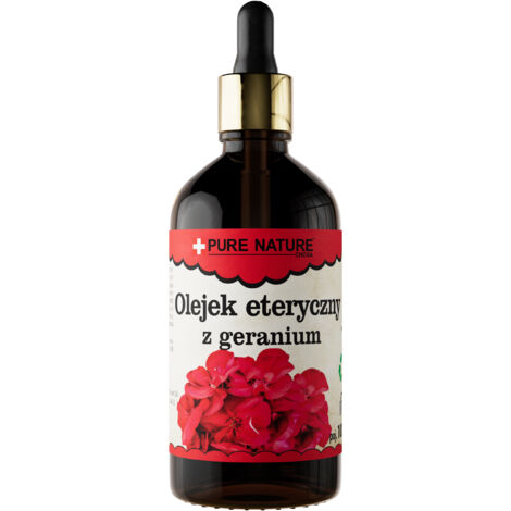 Huile essentielle Géranium Rose - 100 ml - 100% pure - Aromathérapie et soin de la peau