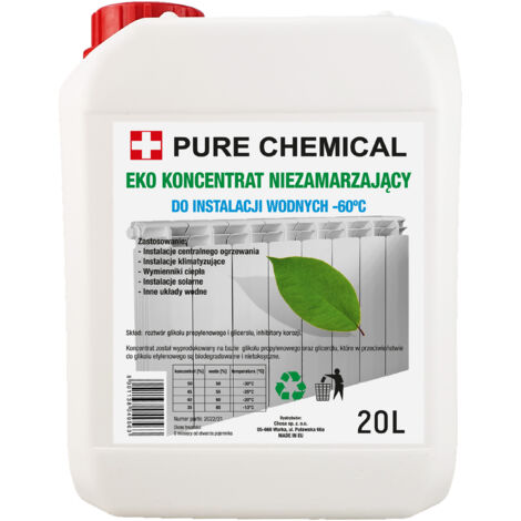 Concentré de propylène glycol - 20L - Écologique - Protection -40°C - Anti-corrosion