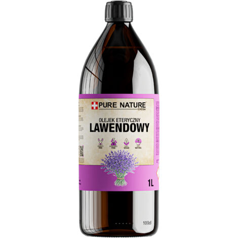 Huile essentielle de lavande - 1 l - Naturelle - Relaxation et bien-être