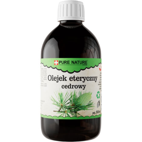 Huile essentielle de cèdre - 500 ml - 100% naturel - Arôme apaisant et purifiant