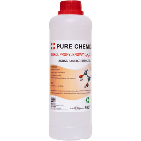 Propylène Glycol - 1L - Pur pharmaceutique - Ingrédient essentiel - Hydratant