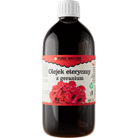 Huile essentielle de géranium rosat - 1 L - Naturelle - Bien-être - Aromathérapie