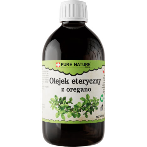 Huile essentielle d'origan - 0,5 L - 100% pure - Propriétés antibactériennes - Aromathérapie