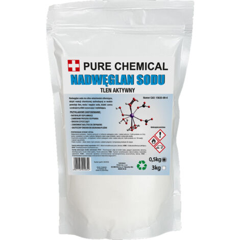 Natriumpercarbonat 0,5 kg - Nettoyage puissant - Écologique - Désinfectant efficace