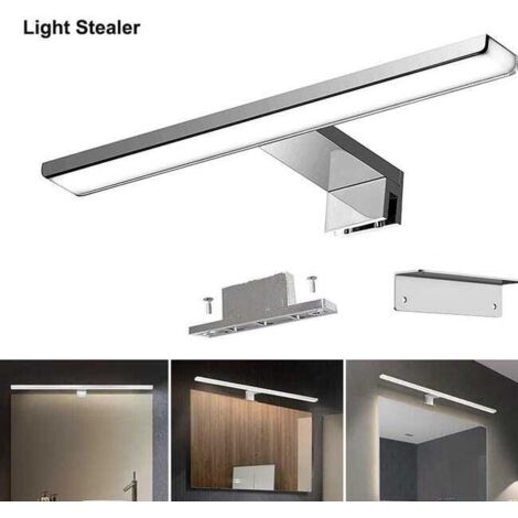 Applique LED pour miroir de salle de bain 6W – Blanc neutre 4000K, 820 lm, montage 3-en-1, 30 cm (1/5)