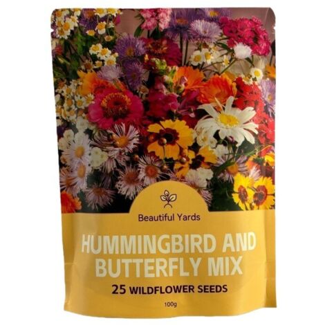 Mélange Floral Sauvage 100 g – Semences de Fleurs Variées, Floraison Continue, Jardin & Pelouse (1/5)