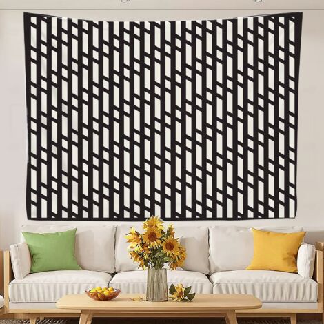 Tapisserie vintage style universitaire, idéale comme toile de fond pour une chambre de femme ou d'adolescente. 150x130cm (1/5)