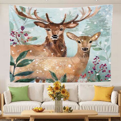 Tapisserie universitaire tendance, couverture de plage, rideau de plage 100x75cm (1/5)