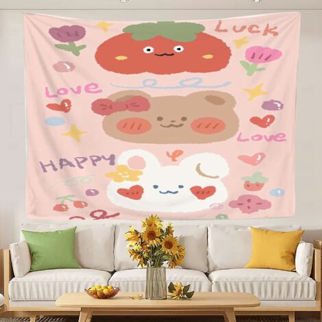 Tapisserie amusante, nappes de chambre, décoration de fête 150x130cm (1/5)