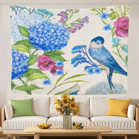 Tapisseries murales bohèmes pour chambre à coucher, séchage rapide, idéales pour la décoration de fêtes. 100x75cm (1/5)