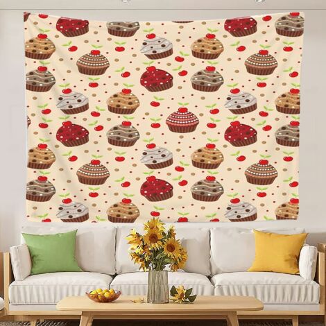 Tapisserie humoristique - Tapisseries amusantes pour chambre à coucher - Séchage rapide pour décoration murale 150x130cm (1/5)