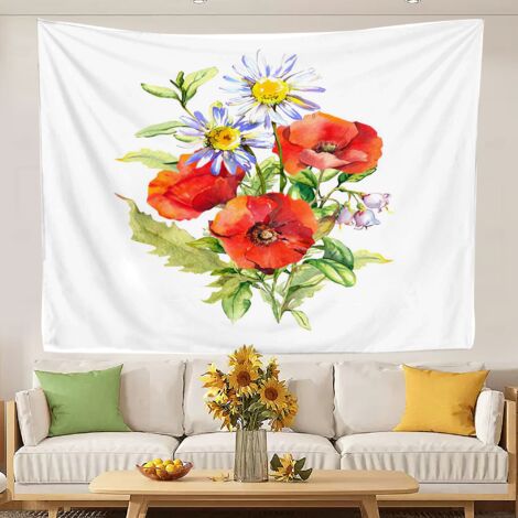 Tapisseries murales décoratives de luxe, élégantes et à séchage rapide, idéales pour la chambre, le salon et la chambre à coucher. 100x75cm (1/5)
