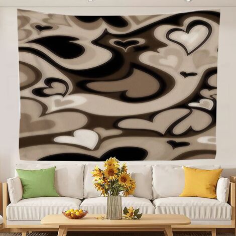 Tapisseries murales rétro pour la décoration de chambre à coucher 150x130cm (1/5)
