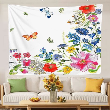 Tapisserie murale amusante et unique pour chambre à coucher, décoration murale pour chambre à coucher, maison ou dortoir 150x130cm (1/5)