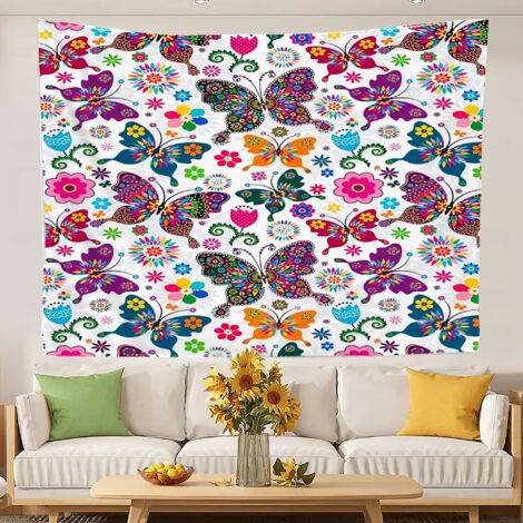 Tapisseries tendance et colorées, toile de fond idéale pour une chambre d'enfant 100x75cm (1/5)