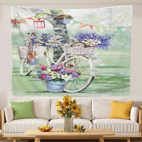 Tapisserie murale humoristique bohème pour chambre à coucher, séchage rapide, pour femme ou adolescente. 100x75cm (1/5)